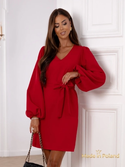 Rochie scurtă de damă cu curea Bella Vica