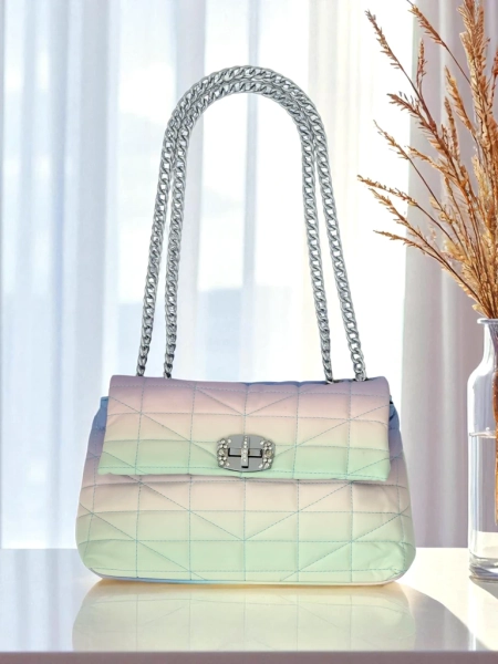 Royalfashion Geantă de mână mică pentru femei, din piele ecologică ombre Sophie Rose