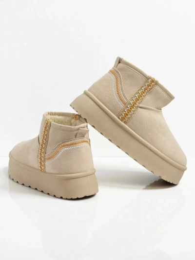 Botine scurte de damă tip snowboots Pravel