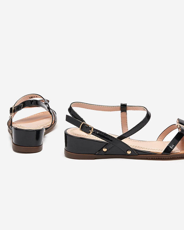 Sandale Dubrov de damă de culoare neagră - Încălțăminte