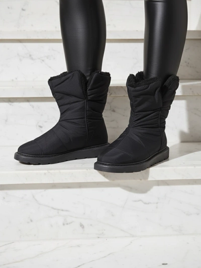 Luna Elegante Botine de Iarnă Negre