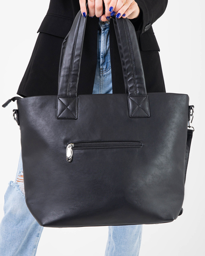 Geanta neagra matlasata dama - Accesorii