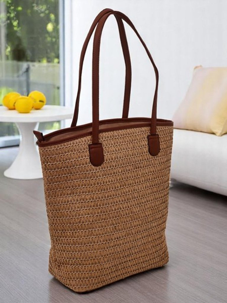 Royalfashion Geantă mare de damă din paie Solea Bag