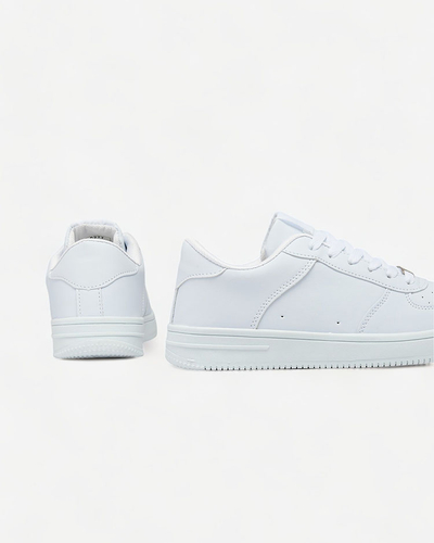 Royalfashion Adidași sport albi pentru femei Estess