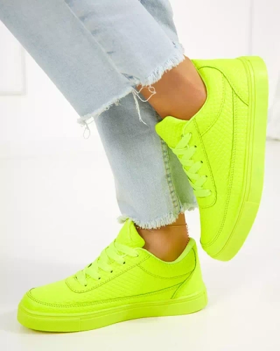 OUTLET Pantofi sport dama verde neon Najso - Incaltaminte