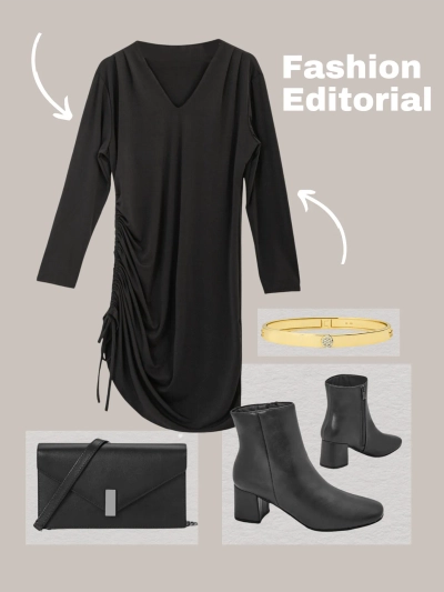 Rochie lungă pentru femei de la Royalfashion cu falduri