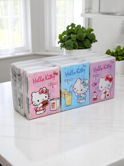 Șervețele igienice mini 8BUC x 9BUC. Hello Kitty