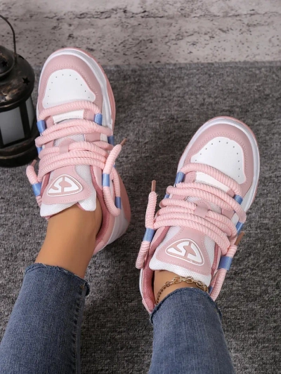 Adidași sport pentru femei Royalfashion cu șireturi decorative Clesiv