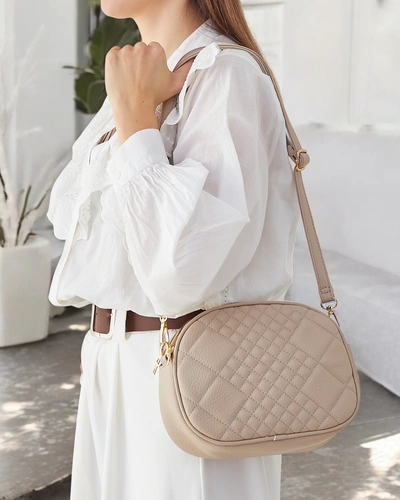 Geantă mică ovală pentru femei Royalfashion din eco-oulă