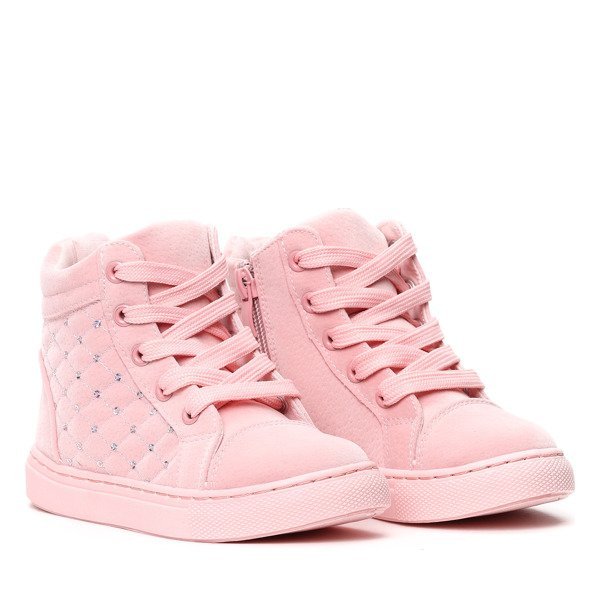 Adidași matlasați roz pentru copii Livinec - Încălțăminte