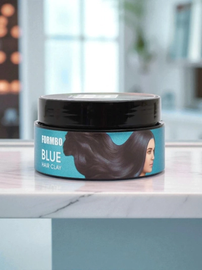 Formbo Azzurro Argus – ruměnka pro vlasy, modrá barva, Fashion styling