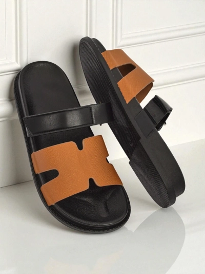 Royalfashion Sandale slip-on pentru femei din piele ecologică FlexiComfi