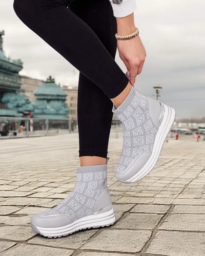 Royalfashion Adidași sport înalți pentru femei Lori