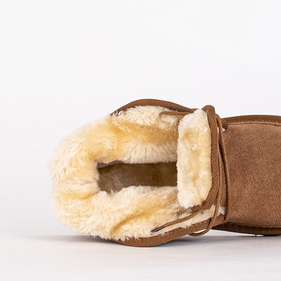 Cizme de zapada pentru copii camel Tibilis- Pantofi