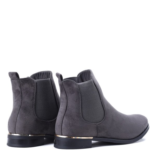 Szare sztyblety Lisa- Obuwie