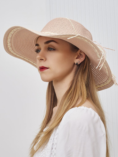 Royalfashion Pălărie de paie pentru femei Liren