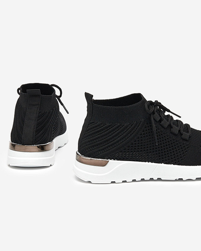Nero Elegante Sneakerși Sport pentru Femei