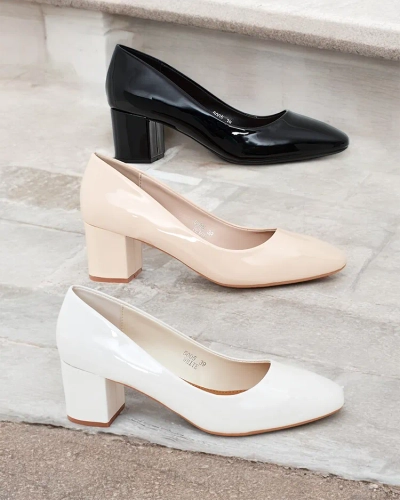 Papuci cu toc scazut pentru femei Royalfashion Penoi