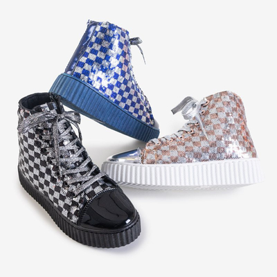 Încălțăminte sport dama albastru și argintiu de la Odelia - Încălțăminte