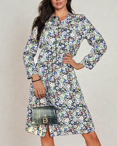 Royalfashion Rochie midi cu model pentru femei