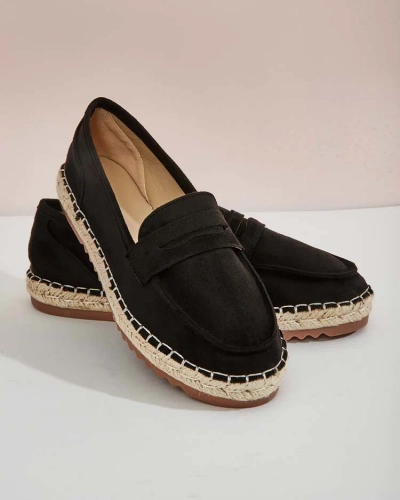 Royalfashion Mocasini de damă din piele întoarsă eko Monum