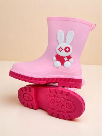 Royalfashion Kalosze dziecięce z króliczkiem Bunny Splash