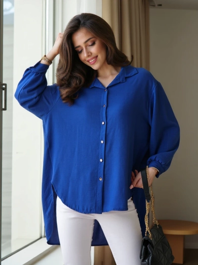 Royalfashion Cămașă lungă pentru femei, oversized