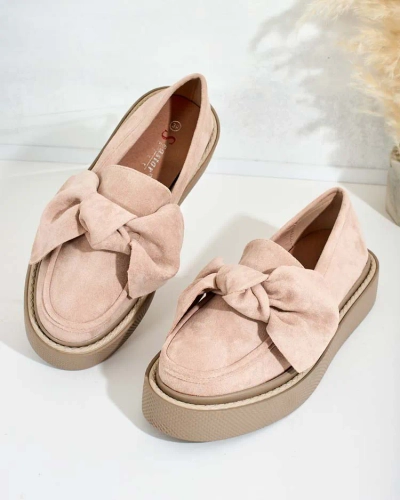 Royalfashion Pantofi jumătăți de damă cu fundiță Eriz