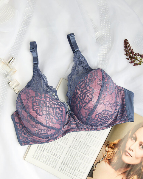 Royalfashion Sutien de damă cu dantelă înfrumusețată