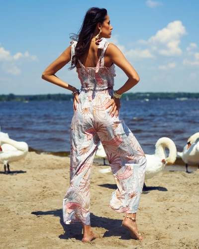 Royalfashion Set de damă cu model în roz deschis