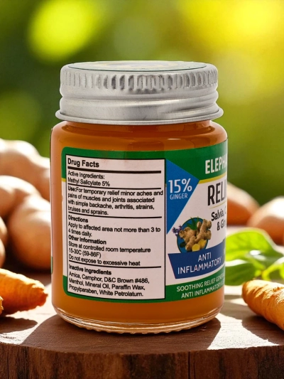 Maść-balsam Elephant Balm-  łagodzi napięcie mięśni i stawów