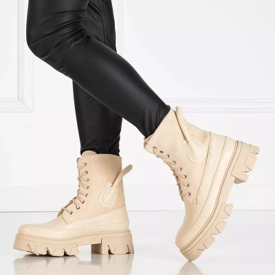 OUTLET Genti izolate dama bej Emilla - Incaltaminte