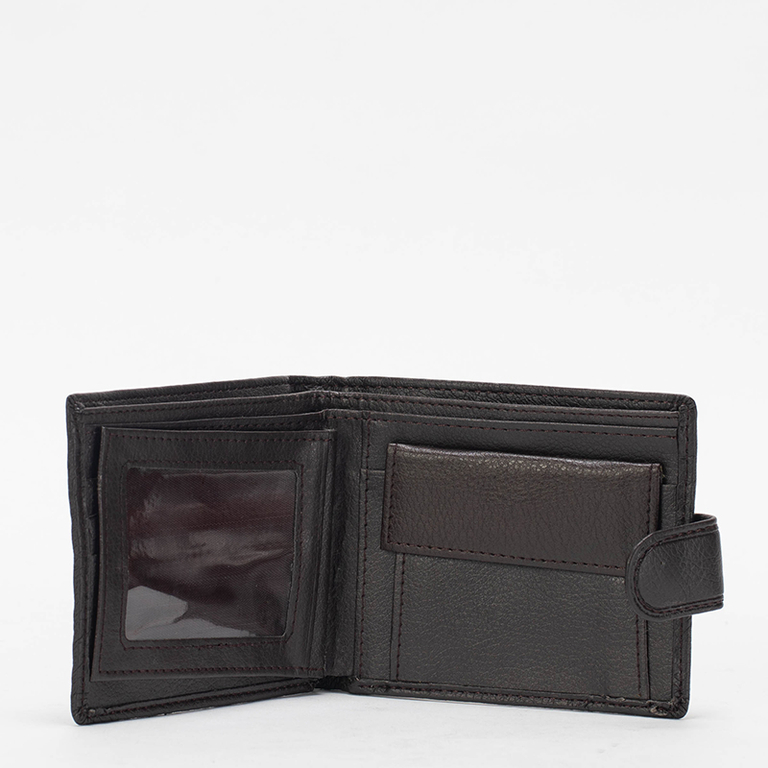 Portofel bărbați mic maro închis - Accesorii