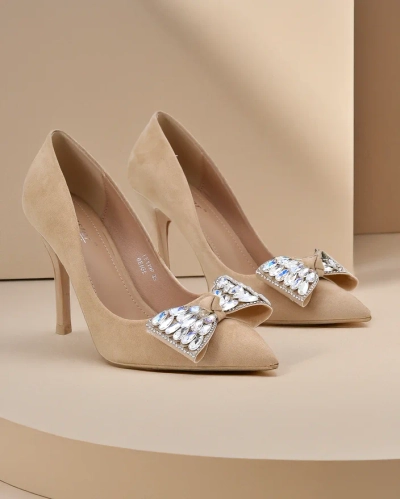 Stiletto-uri pentru femei Royalfashion cu o fundă Cocarte