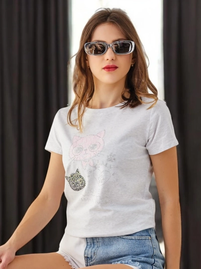 Royalfashion Bluză din Bumbac pentru Femei