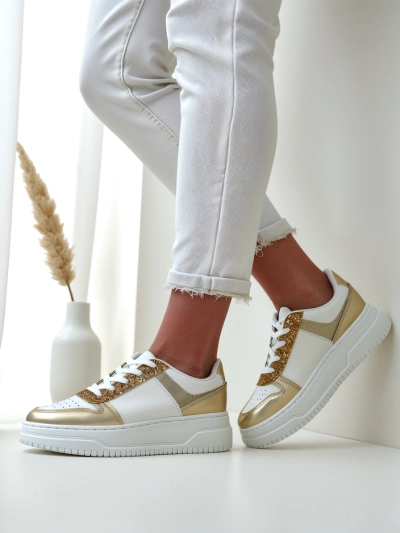 Royalfashion Adidași pentru Femei cu Sclipici Qisofi