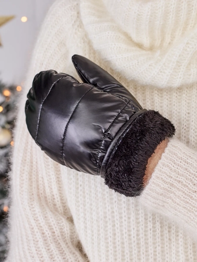 Royalfashion Mănuși negre pentru femei