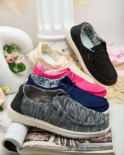 Royalfashion Pantofi cu șiret pentru femei Seleptes Lace-up Half Shoes
