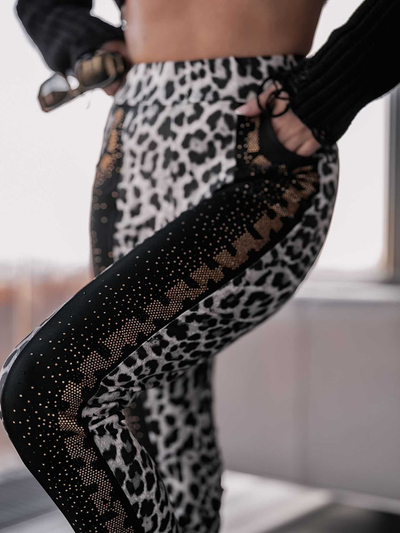 Royalfashion Jambiere pentru femei cu imprimeu