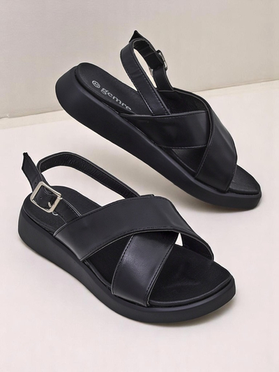 Royalfashion Damskie sandały na grubszej podeszwie Riva Star