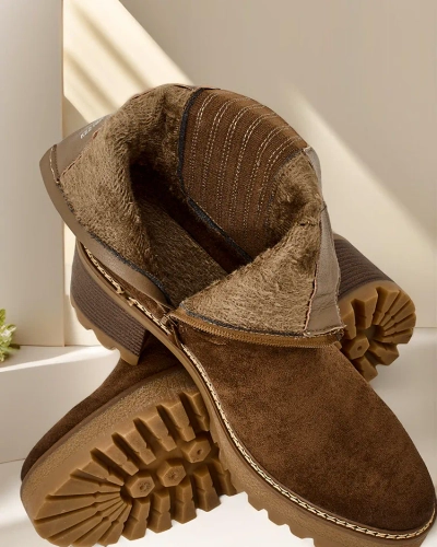 Ghete de damă din eco-sued Royalfashion pe un stâlp Segiag