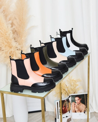 Royalfashion Cizme albe pentru femei Userrus