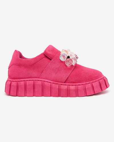 Royalfashion Pantofi sport cu semicercuri cu pietre colorate Resinello