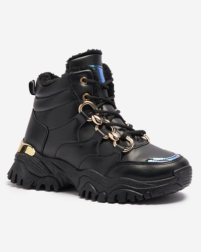 Pantofi sport izolati pentru femei negri Nepolle- Footwear