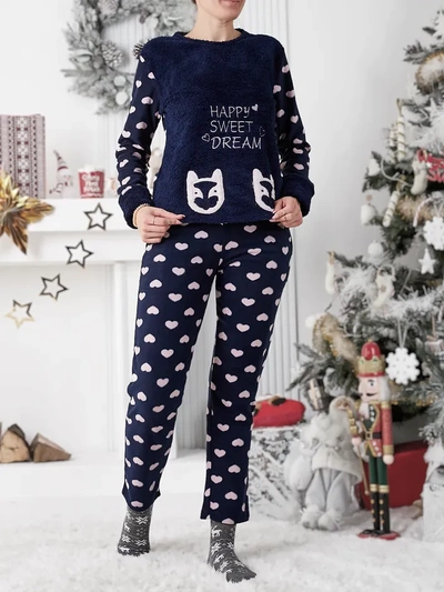 Royalfashion Pijamale pentru femei a'la Polar Happy Sweet Dream