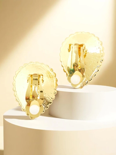 Royalfashion Cercei cu clips pentru femei, cu cristale și cubic zirconia