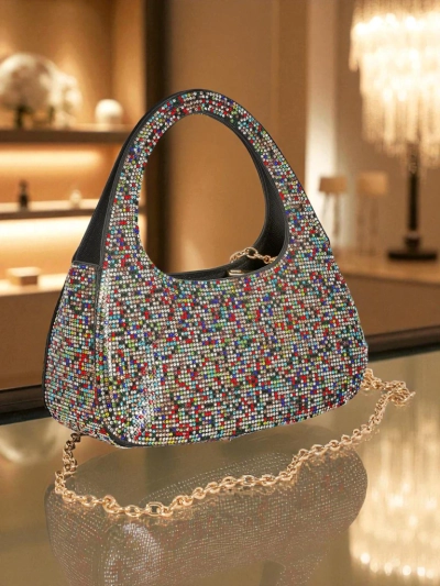 Royalfashion Kabatowa torebka damska z cyrkóniami Myra Quill