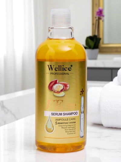 Șampon profesional pentru păr cu ulei de argan – Hidratare intensivă și netezire a părului 5-în-1