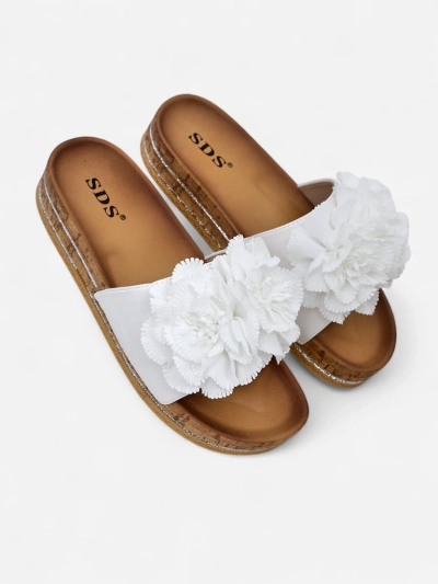 Papuci de femei Royalfashion cu flori Focce