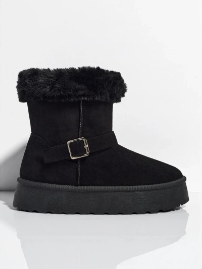 Royalfashion Krótkie buty a'la śniegowce damskie Myrelle